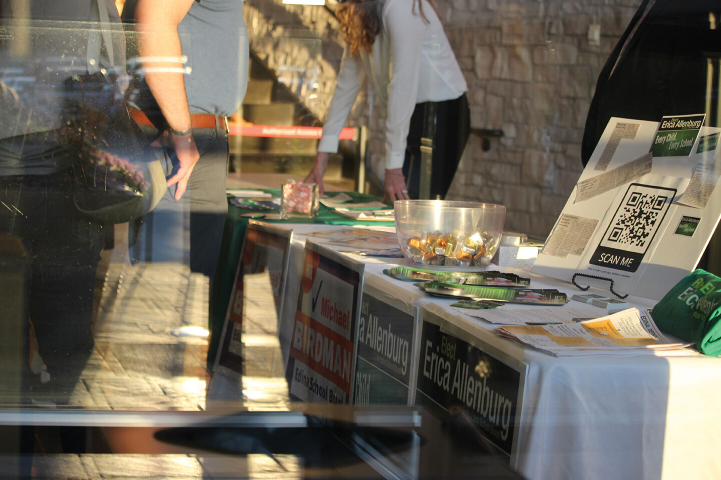 Edina School Board forum 2021 table